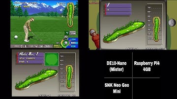 MiSTer vs Raspberry Pi vs NeoGeo Mini. Neo Geo games compared