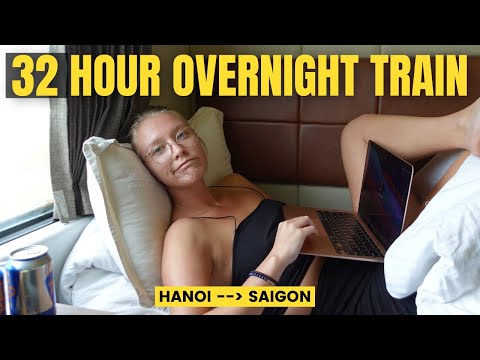 LONGEST OVERNIGHT TRAIN IN VIETNAM (Hanoi to Saigon)