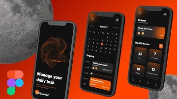 Calendar App UI Design in Figma (2024)