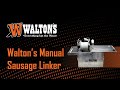 Walton’s Manual Sausage Linker | Make Perfect Sausage Links at Home