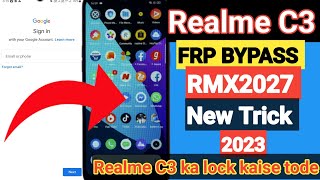 Realme C3 Frp Bypass|| Realme C3 (RMX2027) Google Account Bypass 2023.