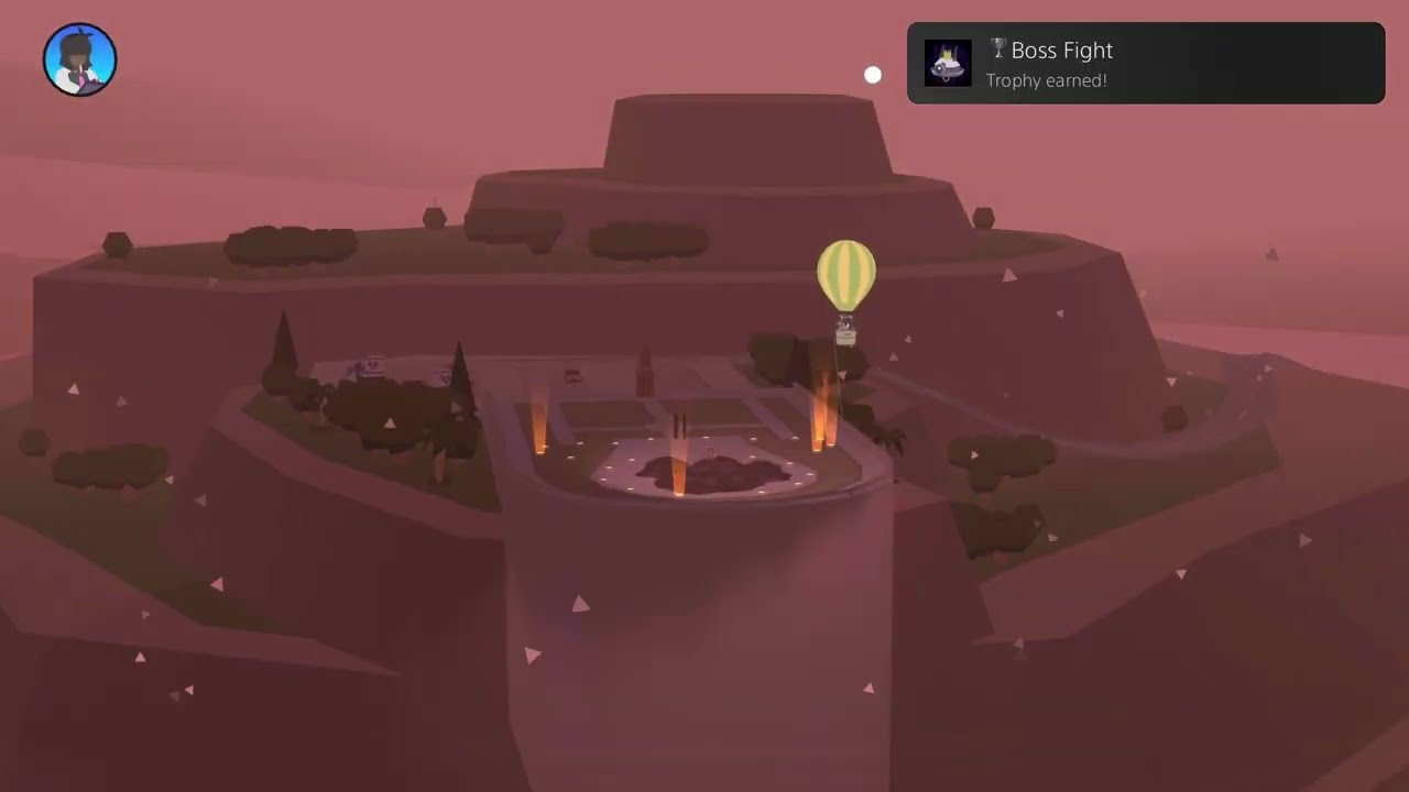 Boss Fight achievement in Donut County