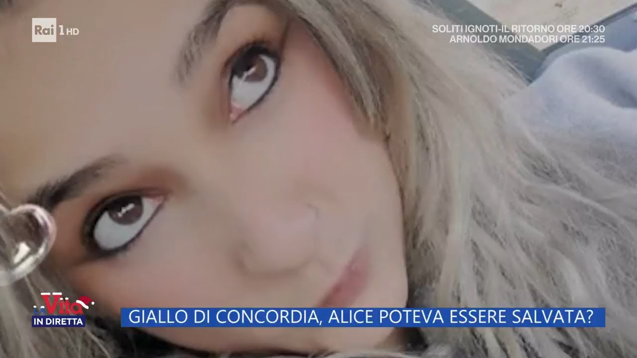 Giallo di Concordia, Alice poteva essere salvata? - La Vita in diretta - 21/12/2022