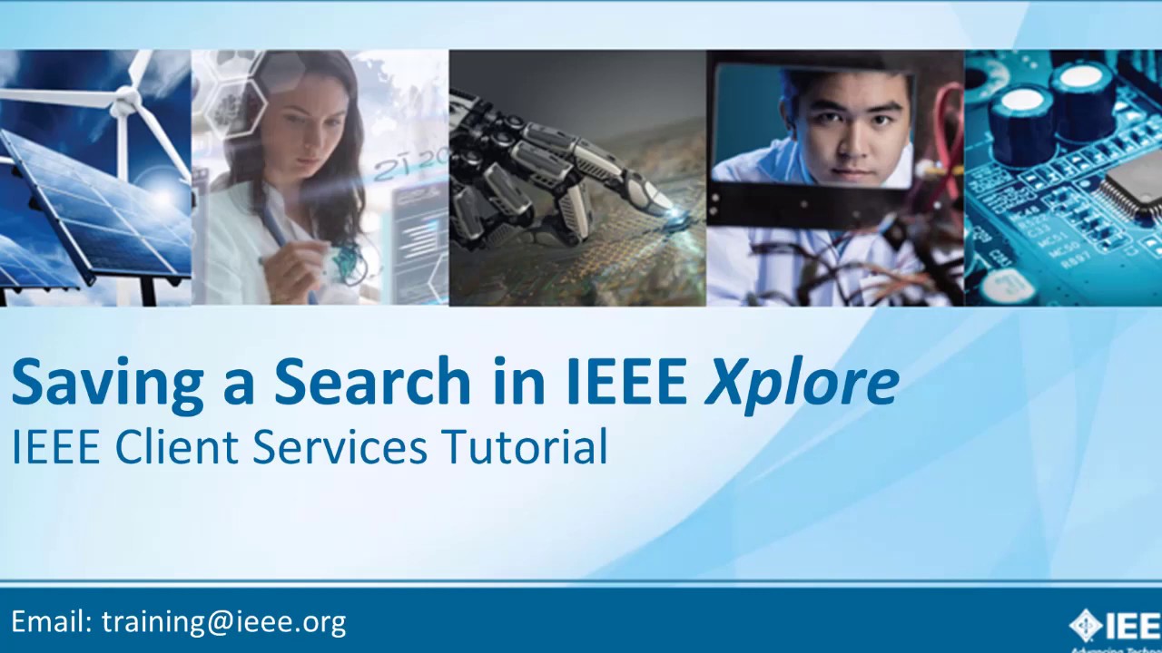 Как сохранить критерии и результаты поиска в IEEE Xplore (русские субтитры)  - YouTube