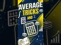 Excel Average Formula in 30 Seconds 🤯 #exceltips #excel #exceltricks #learnexcel #excelshorts