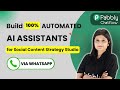 How to Create an AI Agent for Social Content Strategy Studio