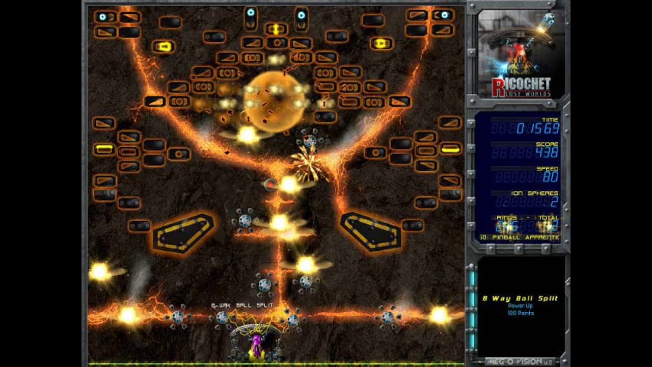 Gamehouse Ricochet Ricochet (2000 video game) - YouTube