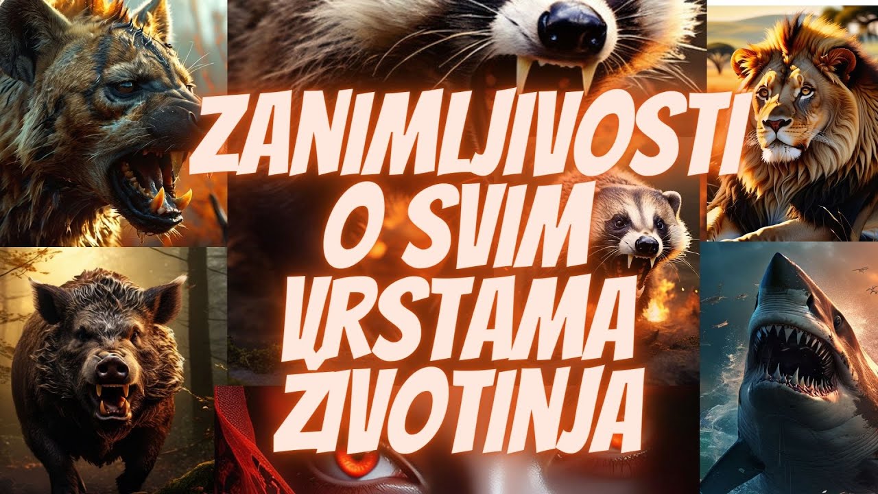 Kompilacija: Zanimljivosti o Svim Vrstama Životinja