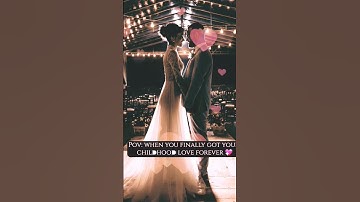 Thumbnail of kaani suno 2.0 status When you finally got your childhood love forever 😍 #2023