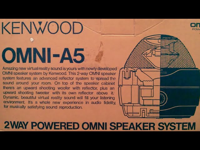 Kenwood OMNI-A5 2way Powered Speaker System - YouTube
