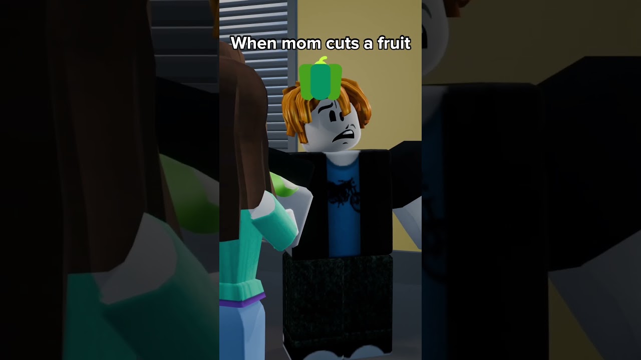 When mom cuts a fruit