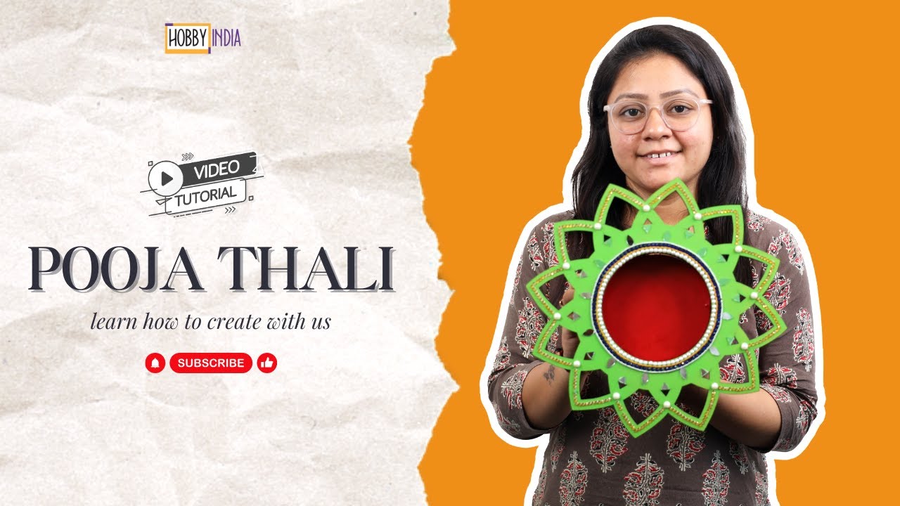 Quick MDF Pooja Thali Upgrade! Easy DIY Magic and diy ideas 