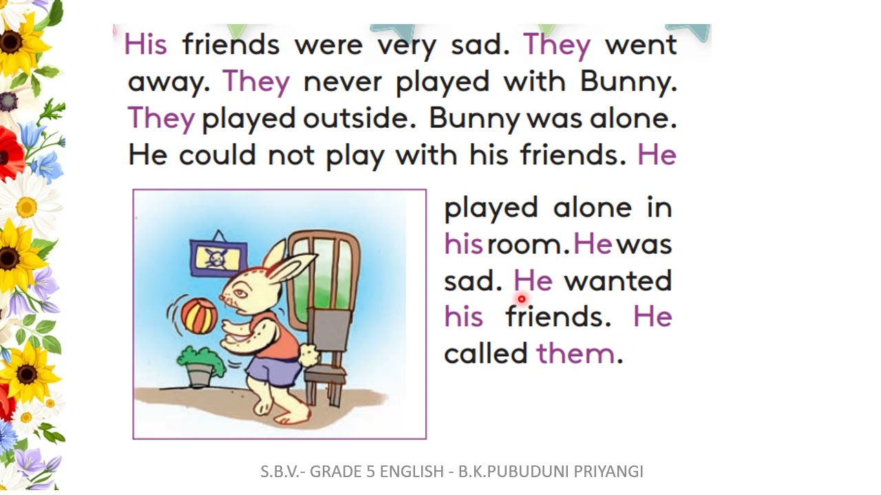 GRADE 5 ENGLISH-Unit 3 Lesson 7 & 8