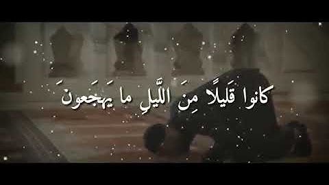 قران كريم بصوت انس شهاب جميل جدا(كانوا قليلا من الليل مايهجعون)~حالات واتس اب||Kur'an-ı kerim