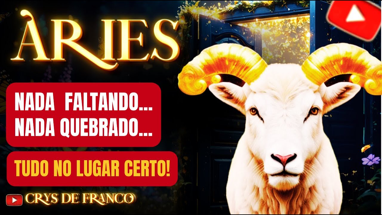 ♈️ARIES🔥EXTRAORDINÁRIO:JESUS REVELA🙏NADA FALTANDO🔥NADA QUEBRADO🔥TUDO NO LUGAR CERTO🔥digite EU CREIO👍