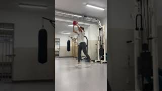 Reactive Split Squat from Extension (Ball)