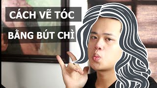 Cách Vẽ Tóc Bằng Bút Chì ( CỦA MÌNH ) - Thanh Pahm screenshot 2