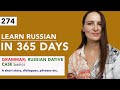 🇷🇺DAY #274 OUT OF 365 ✅ | LEARN RUSSIAN IN 1 YEAR