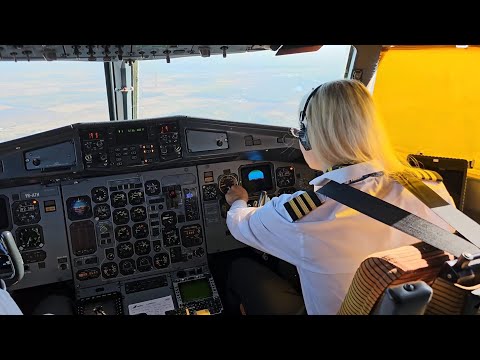 How a Female Pilot Successfully Lands an Airplane | Cockpit View