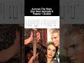 Star Wars Episode II - Across the Stars Easy Guitar Tab and Tutorial Part 2 - John Williams