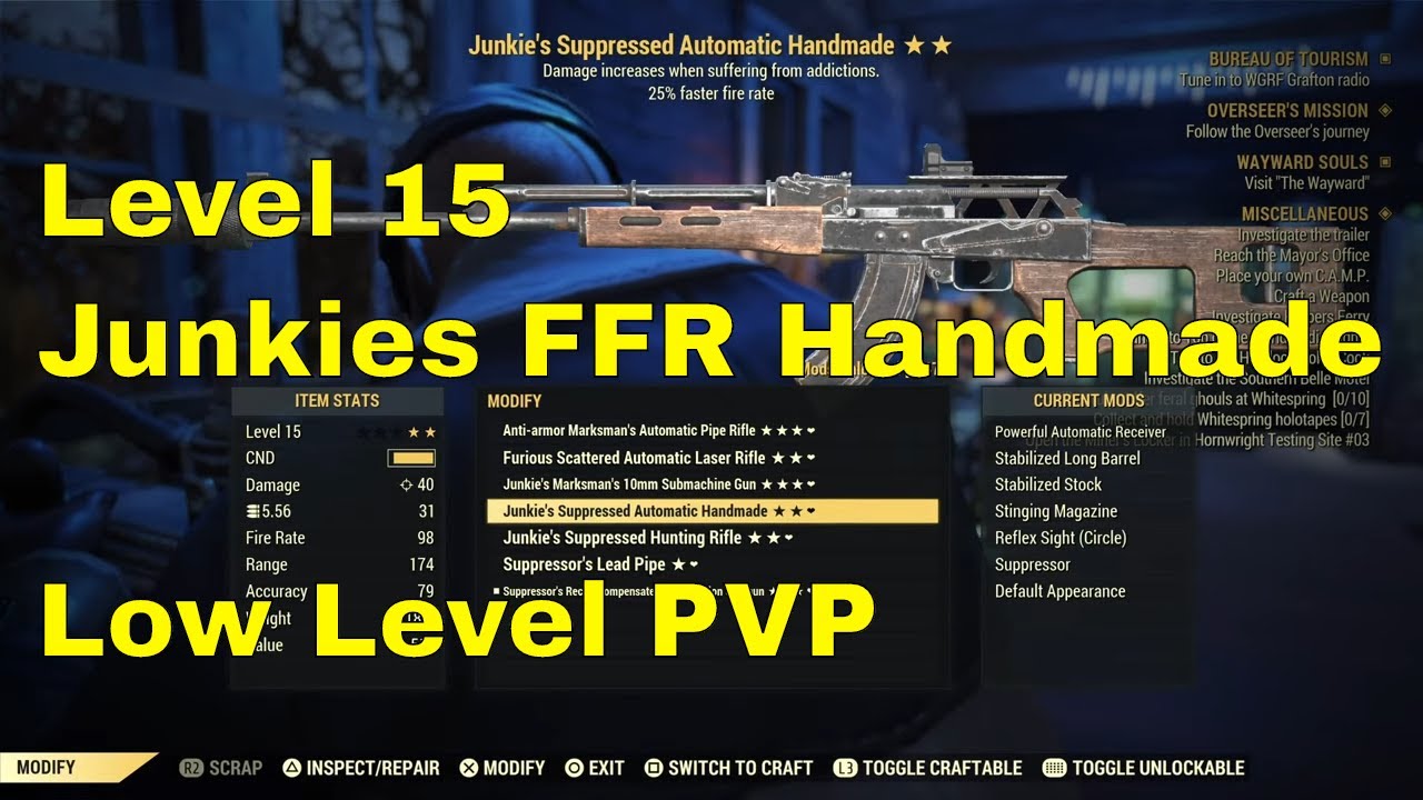 Low Level PVP Versus Foodbuilds - Level 17 Fallout 76 PvP