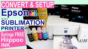 Convert Epson Ecotank 2720 into a Sublimation Printer using the NEW EASY Syringe FREE Hiipoo Ink.