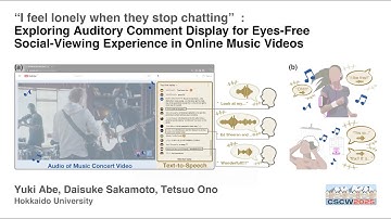 Auditory Comment Display 3 min video—ACM CSCW 2025