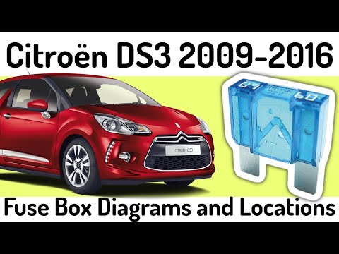 2009 2016 Citroen DS3 Fuse Box Diagrams And Fuse Panel Locations