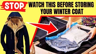 How to Store Winter Coats to Keep Them Fresh Forever❄️