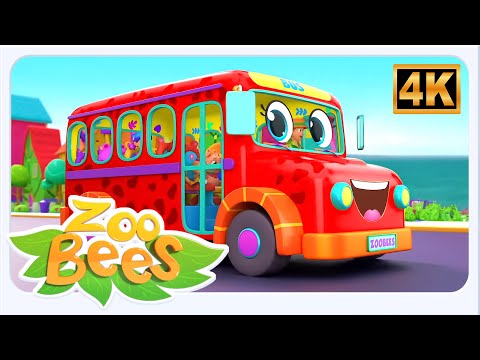 Ruote Sull'Autobus Canzone | Poesie Popolari Per Più Piccoli Di Zoobees