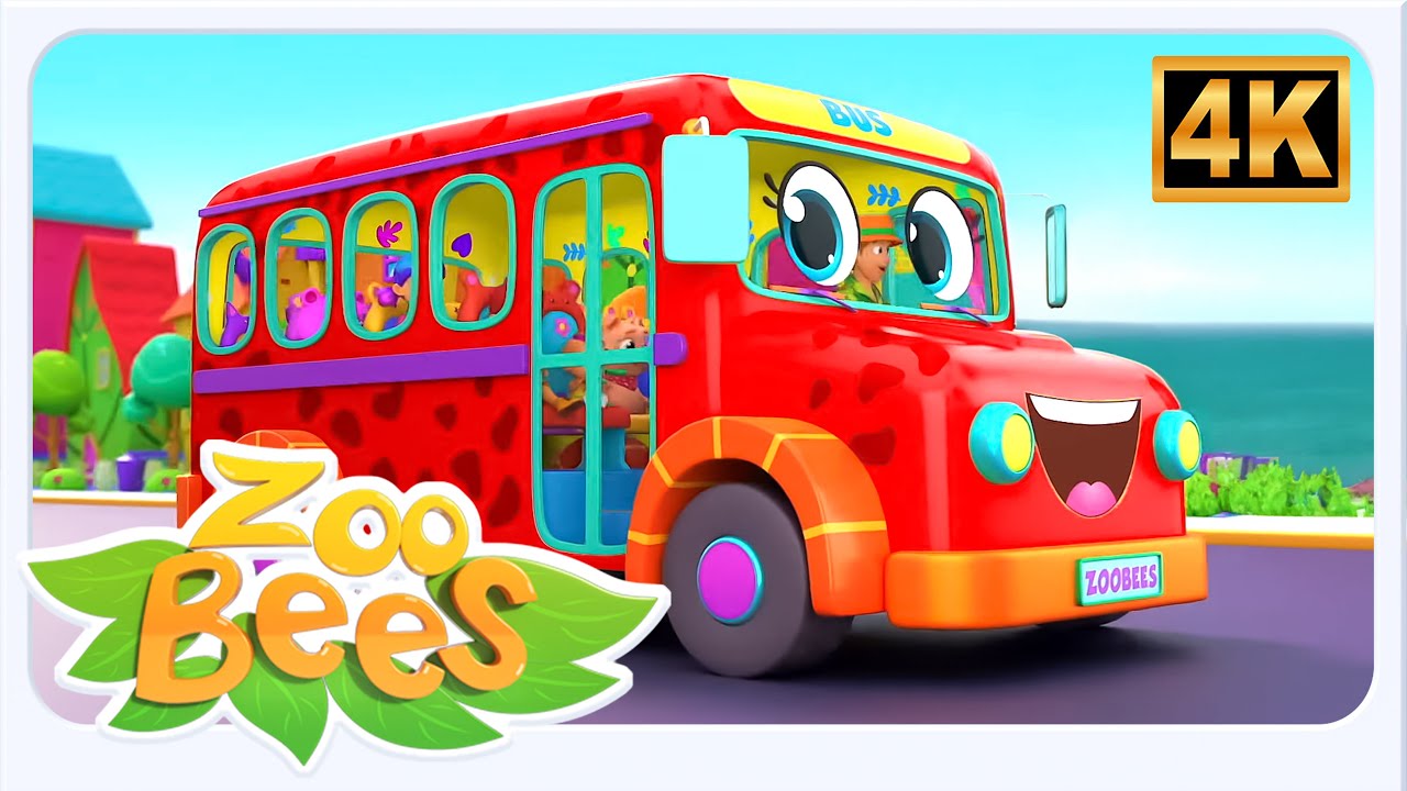 Ruote Sull'Autobus Canzone  | Poesie Popolari Per Più Piccoli Di Zoobees