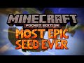 MOST EPIC SEED EVER!!! - Minecraft Pocket Edition Seed