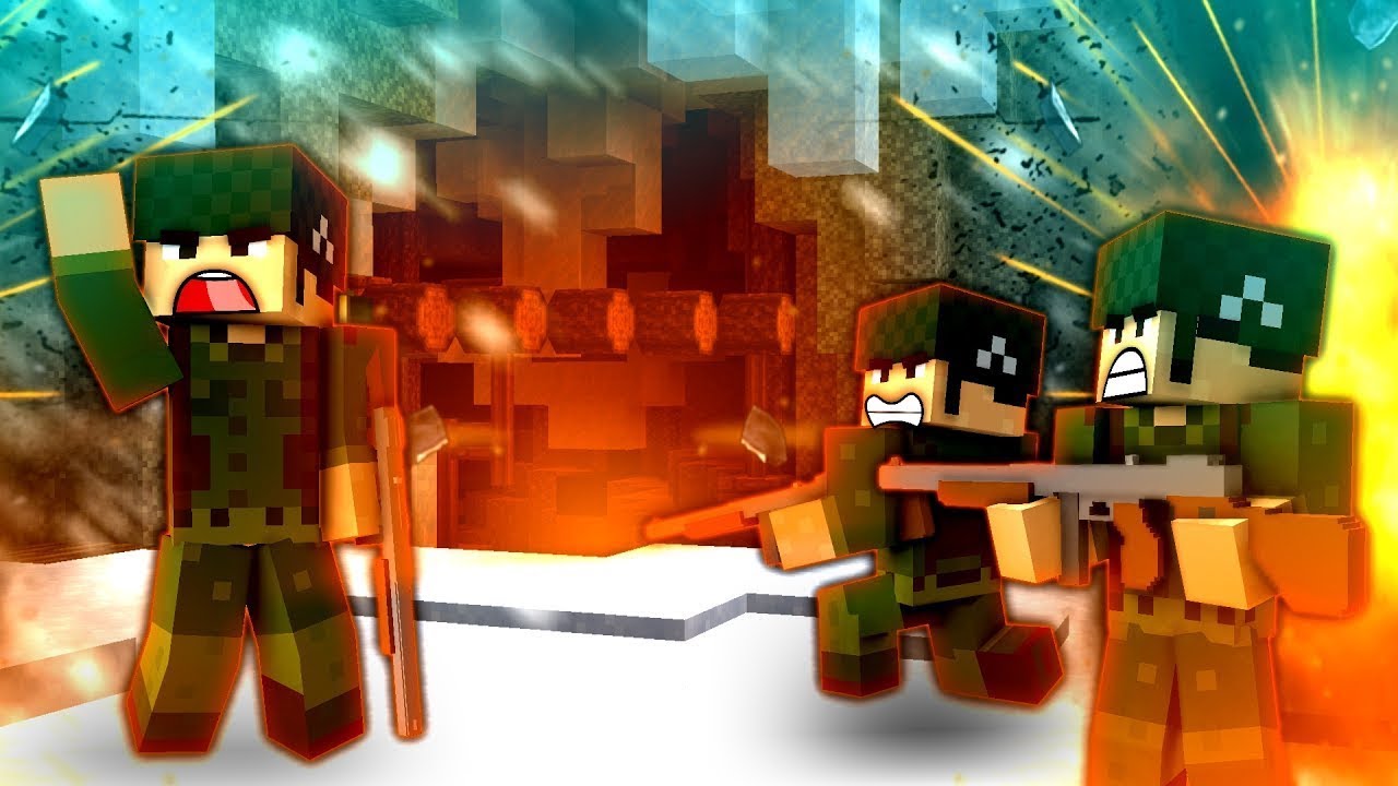 Minecraft WW2 - INTO THE CAVES! - S1E24 (Heroes and Generals Roleplay) 1080 ti vs 2070