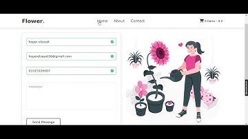 Flower Shop Website using HTML, CSS, JavaScript