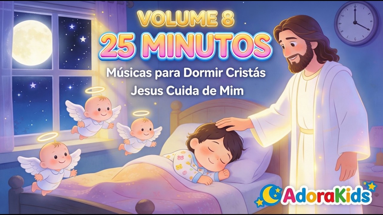 Especial Soninho Vol.8 🌙 Jesus Me Embala | 25 MINUTOS de Canções de Ninar Cristãs | AdoraKids