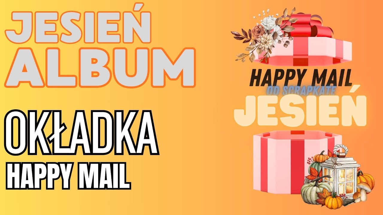 Okładka jesiennego albumu! 🍂 Finał warsztatów Happy Mail Jesień ✂️