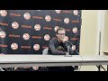 Atlanta Hawks head coach Quin Snyder speaks with reporters before Hawks v Indiana Pacers on 2/2/2025