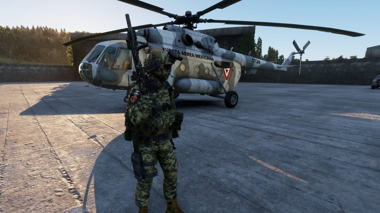 Asi es una operación especial de la MARINA ARMADA DE MÉXICO en ARMA REFORGER