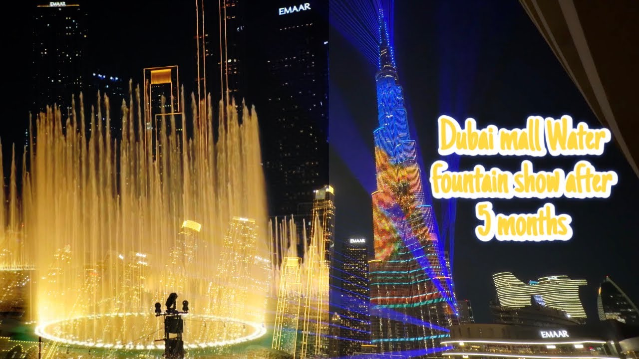 Dinner at Dubai Mall 🌆 | Burj Khalifa Light Show & Fountain Magic