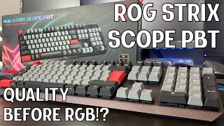 ASUS ROG STRIX SCOPE PBT mechanical keyboard - review ASUS ROG STRIX SCOPE PBT mechanical keyboard - review
