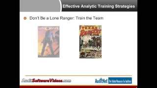 Minutes to Analytics Training Using Microsoft Excel - Auditnet LLC Training Series