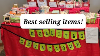 Best sellers at Craft Fair November 2022