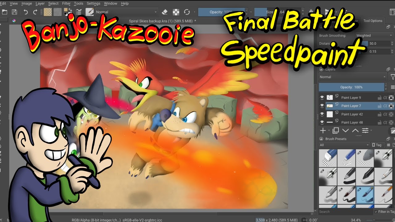 Edward18 Speedpaint - Banjo-Kazooie (Final Battle)