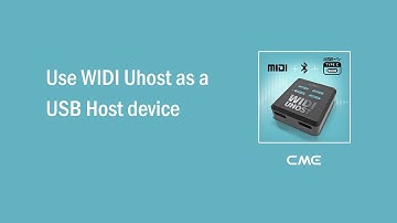 Use WIDI Uhost as a USB Host device