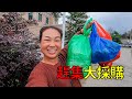 媳婦去趕集，買了好多東西，回家給女兒煮牛肉麵 | My daughter likes to eat noodles and buys noodles for her on the street