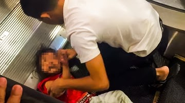 Never go on an escalator that has stopped !!  Broken Escalator Phenomenon