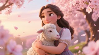 Mary Had a Woolly Lamb | Soft Nursery Rhyme for Kids | Gentle Animal Song for Toddlers 🐑💖 screenshot 4