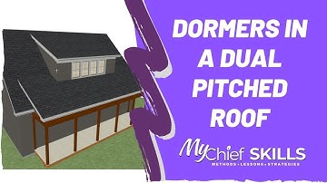 Creating a manual dormer in roof with dual pitches in Chief X12