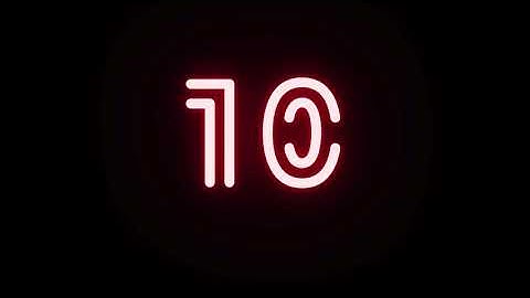 10 second Timer  [free to use] #countdown #greenscreen #aftereffects