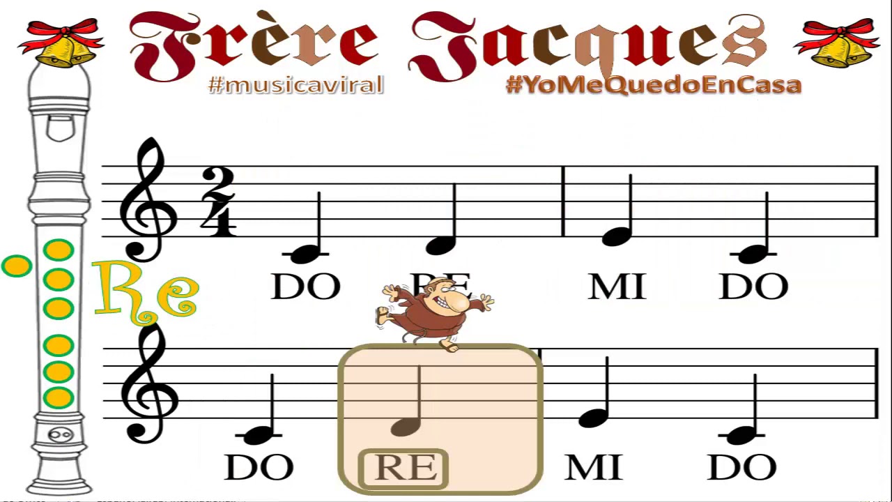 FRÈRE JACQUES FLAUTA YouTube